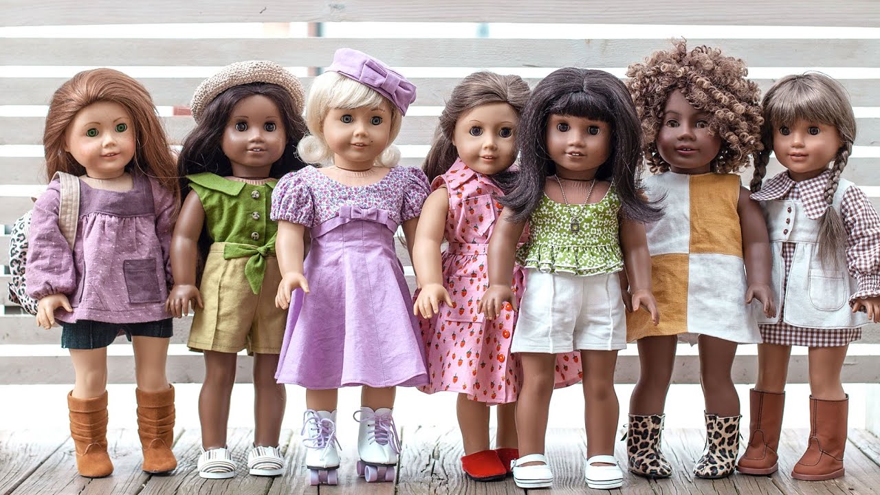 Sewing Vintage-Inspired American Girl Doll Dresses with Patterns and Adjustments
