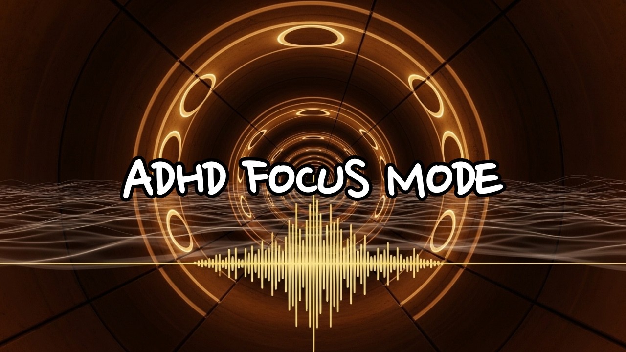 🧠 Deep Brown Noise for ADHD Focus (10 Hours) | Low Frequency Study Sound