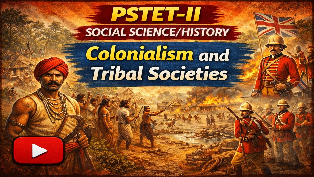 Colonialism and Tribal Societies | PSTET-II Social Science | Important History Chapter