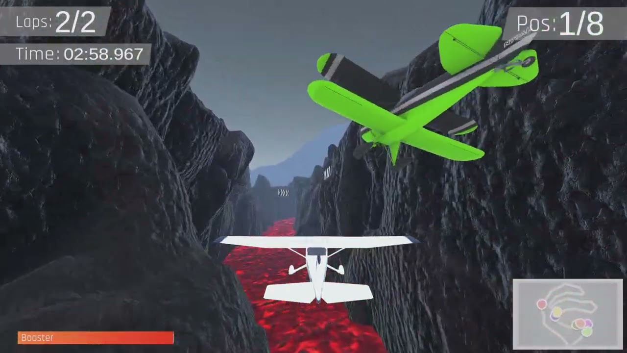 Airplane Racing Championship (PS4) gameplay