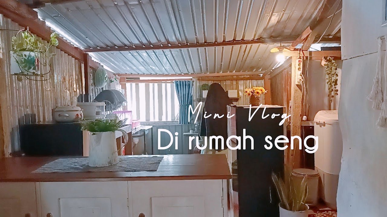 Keseharian IRT  dirumah seng | jemur pakaian, masak kolak & nasi goreng kesukaan  #hidupdidesa #irt
