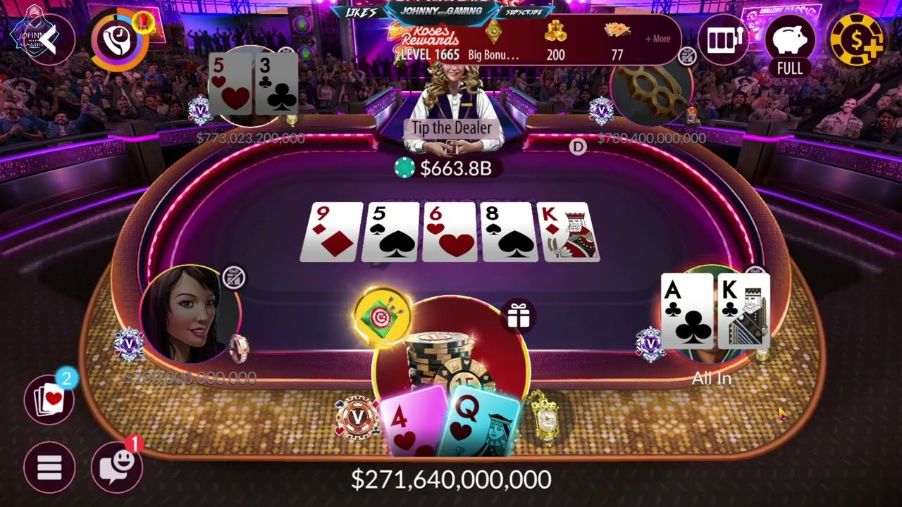 Zynga Poker Tables 200B To 1T Gameplay #5 (2024)