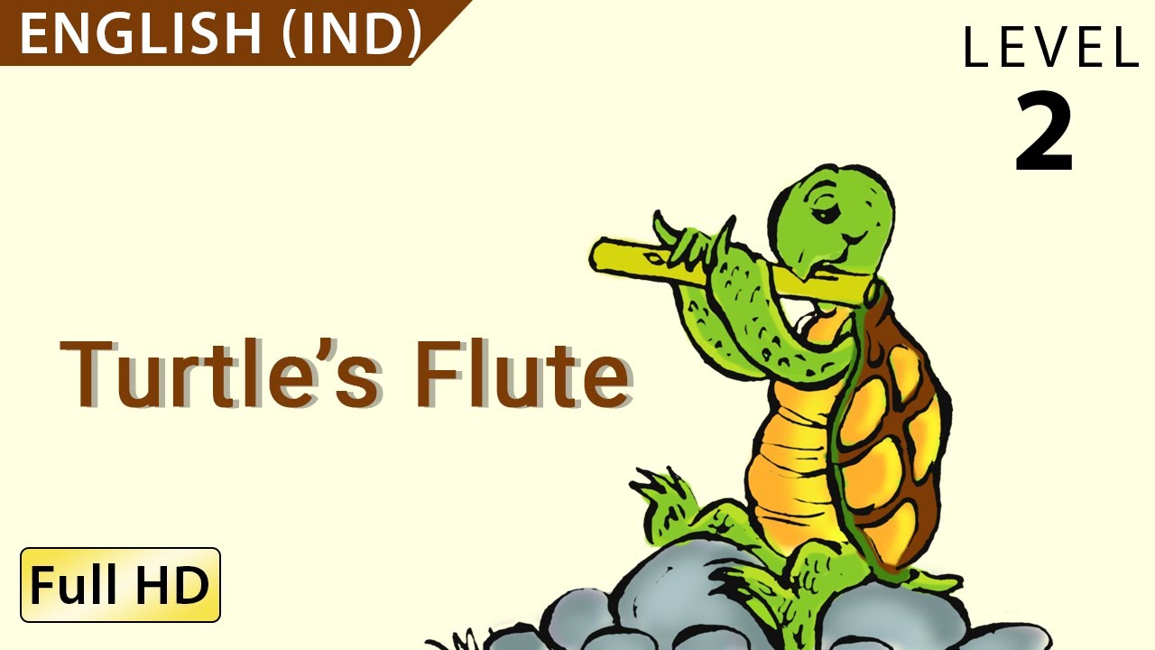 Turtle's Flute: Learn English (Indian) with subtitles - Story for Children 