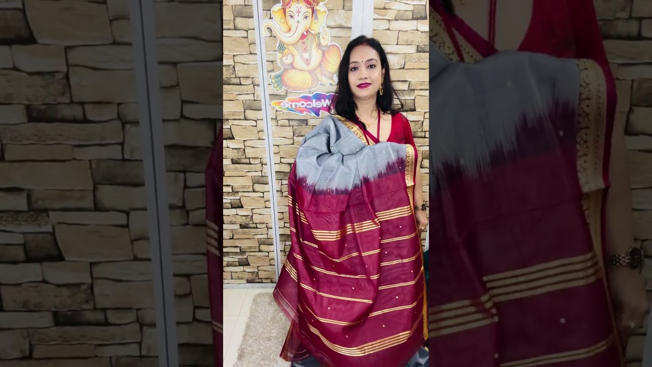 Bangladeshi Rusha cotton silk  saree’s ￼ without BP  😊￼￼ booking no = 9609259422. ₹2375 only 