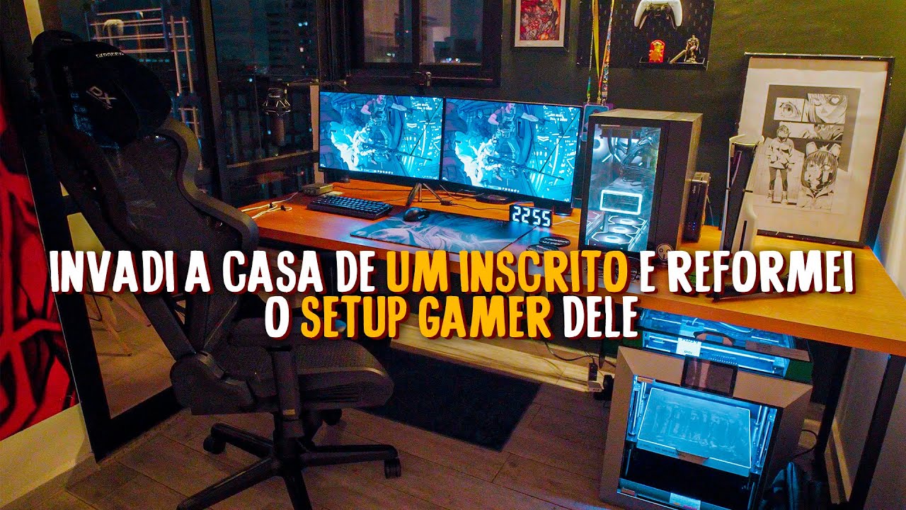 Invadi a casa de um INSCRITO e reformei o SETUP GAMER dele!