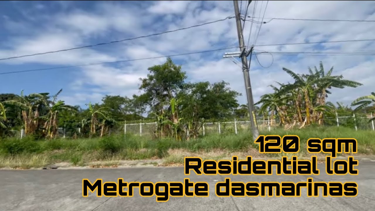 V317-23 • residential lot 120 sqm metrogate Dasmariñas cavite Philippines