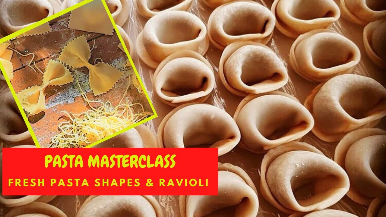 PASTA MASTER CLASS PART 2 - MAKING SHAPES & FRESH RAVIOLI | Dennis Duncanson