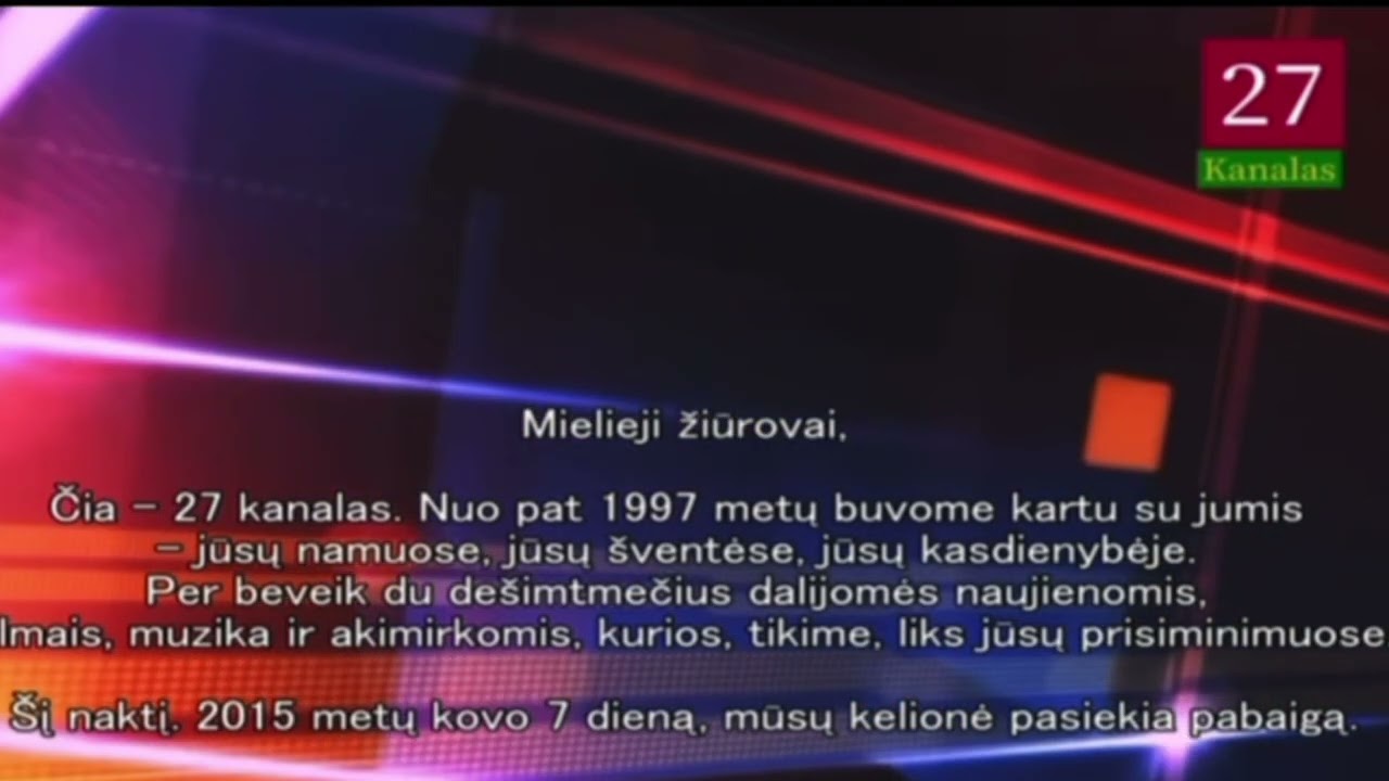 Paskutinieji momentai 27 kanalo (2015.03.07 00:00) 