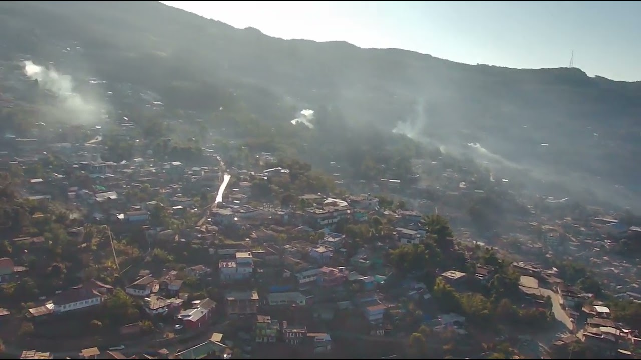 Wokha Town Nagaland | Beautiful Aerial View of Lotha Land | Drone Shot 4K#wokhatown #wokhanagaland