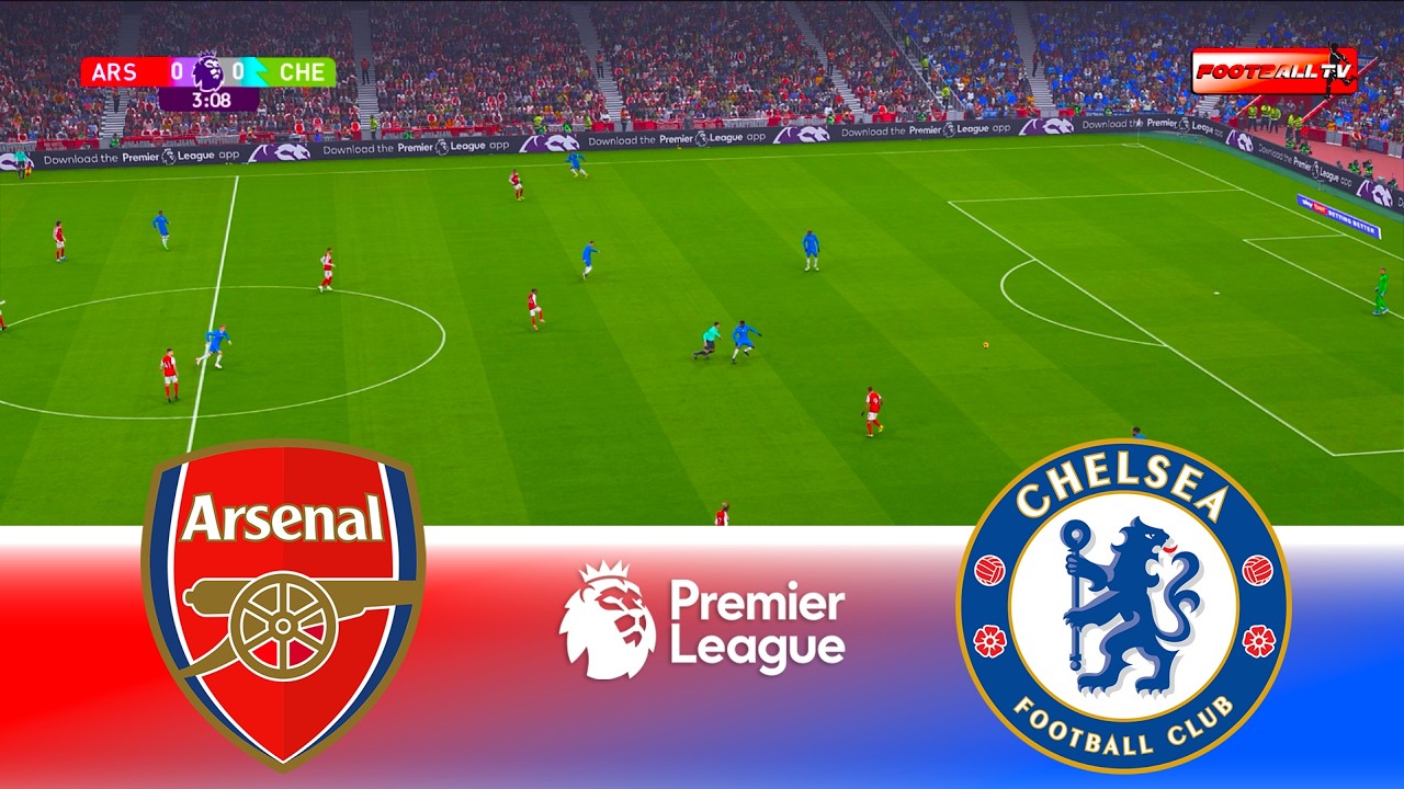 Arsenal vs Chelsea - Premier League 2025/26 Epl | Full Match All Goals | Pes 21 Gameplay