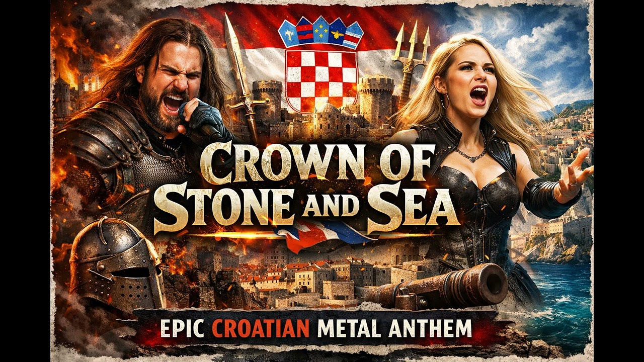Croatian Epic Metal Anthem 🇭🇷 | Crown of Stone and Sea (Symphonic Metal)