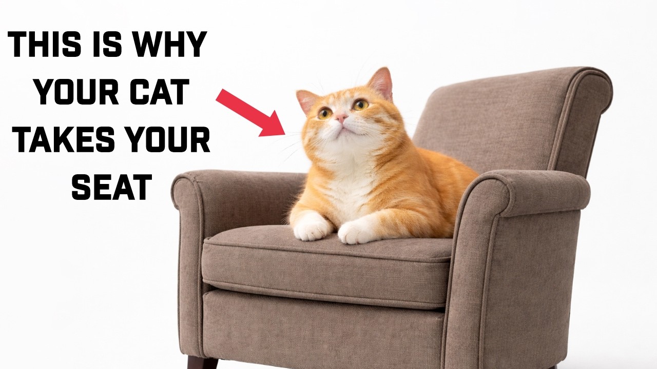 If Your Cat Takes Your Seat, Here's What They're Actually Saying