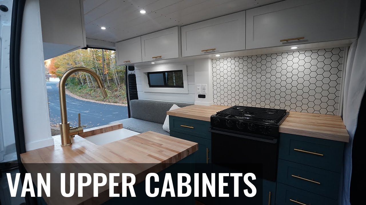 Installing Upper Cabinets! Ram ProMaster Van Build Conversion - Episode 14 | Jason Klunk