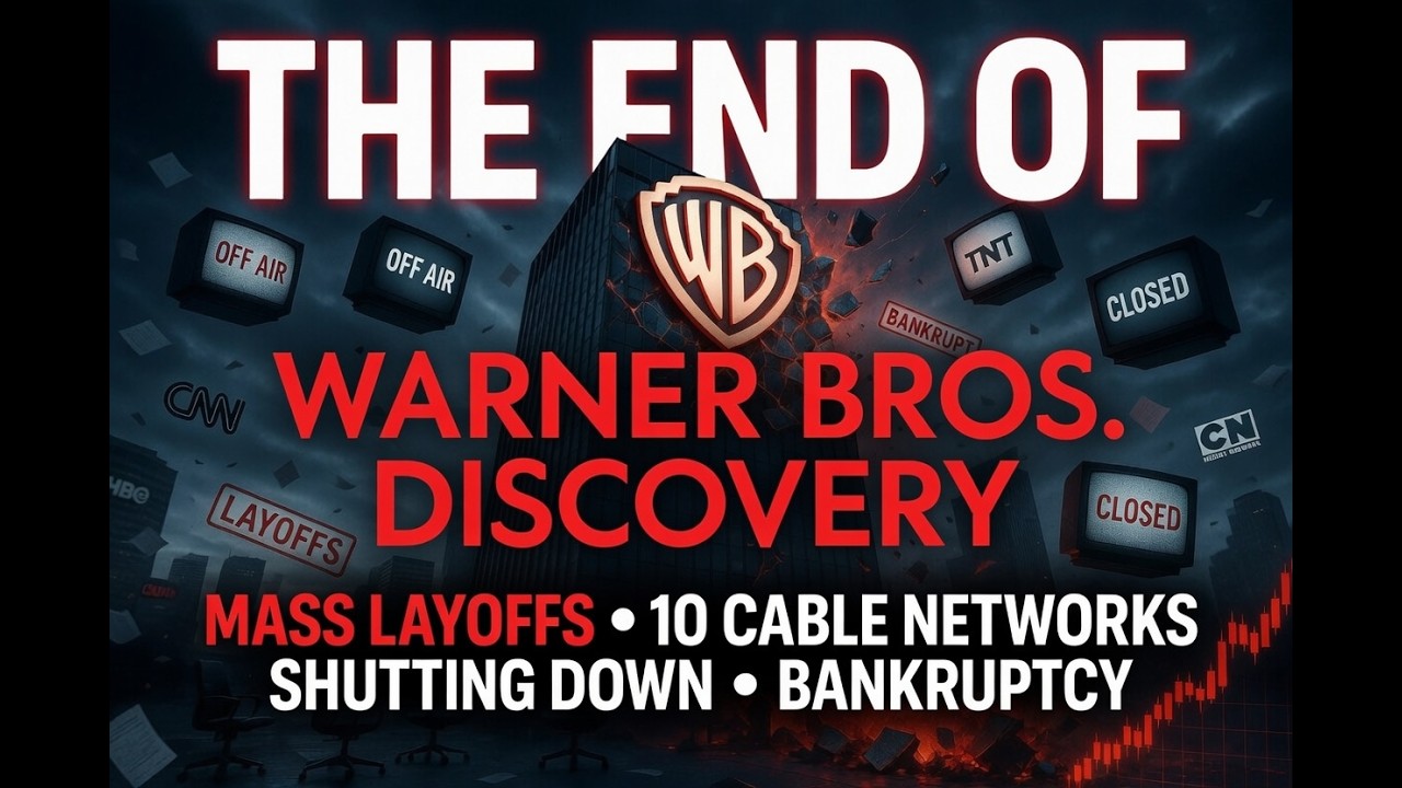 Конец Warner Bros. Discovery: массовые увольнения, закрытие 10 кабельных телеканалов и банкротство