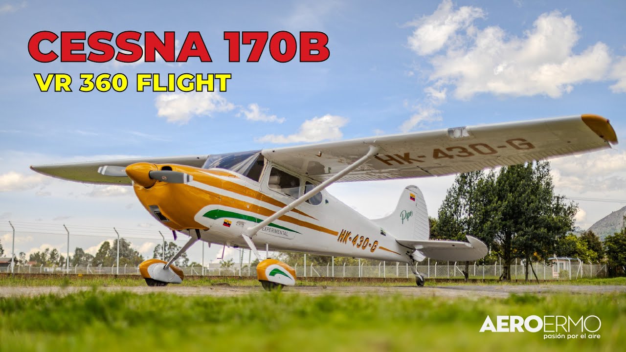 Vuelo 360° en el Clásico Cessna 170B 