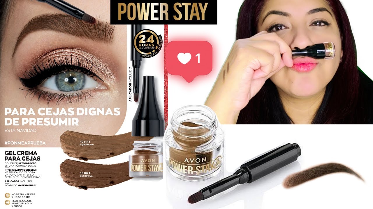 GEL CREMA para CEJAS POWER STAY matte | 24 hrs de duración | RESISTENTE AL SUDOR