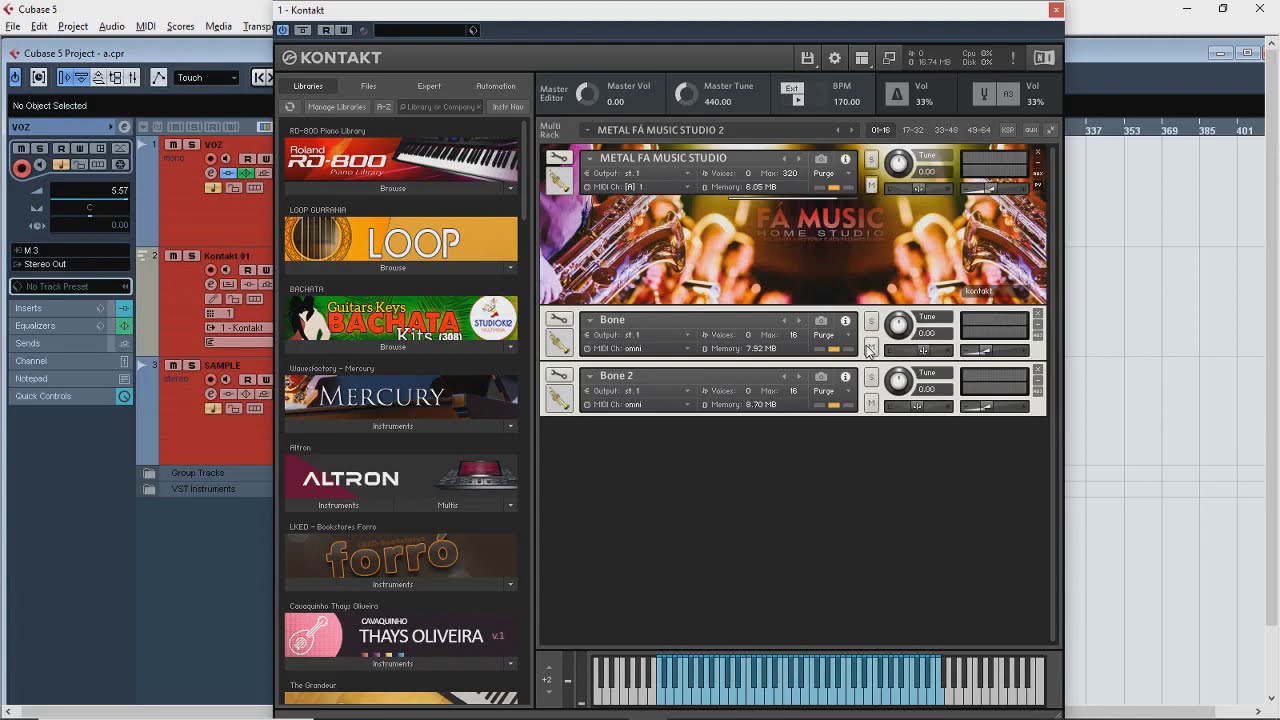 METAL BRASS KONTAKT AO VIVO