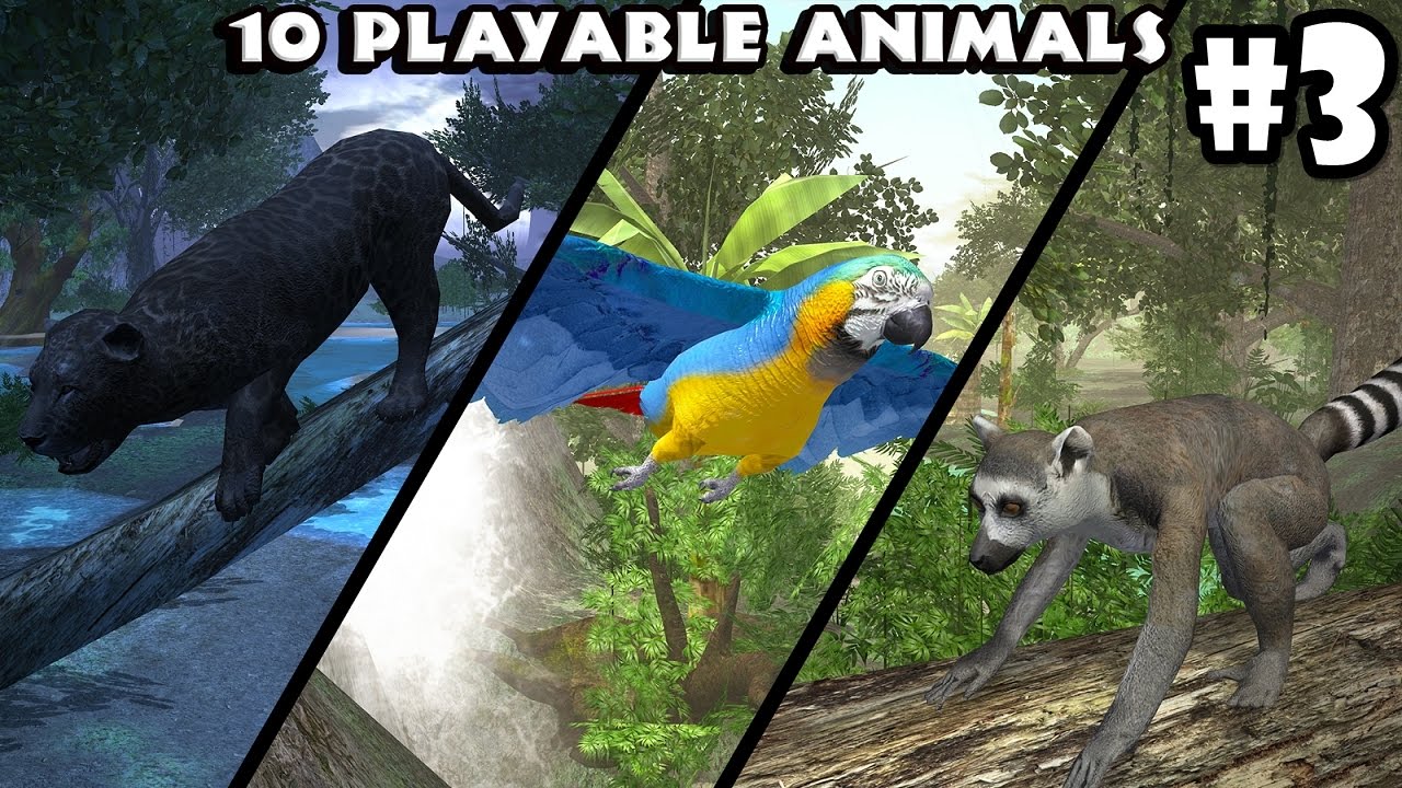 Ultimate Jungle Simulator - 10 Playable Animals  - Android/iOS - Gameplay Episode 3