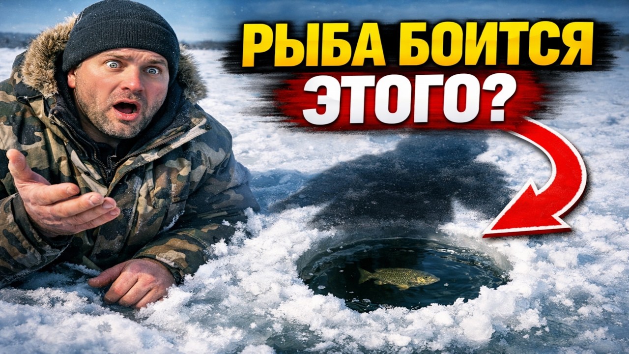 ТЕНЬ НА ЛЬДУ – ГЛАВНЫЙ ОБМАН РЫБАКА? Вот почему у тебя не клюёт