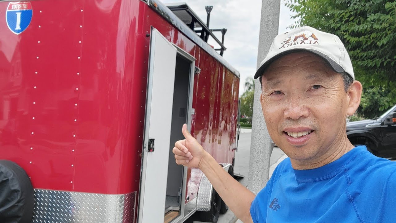 DIY- converting a trailer to shower on wheels to help homelessness . Update Shower of Grace project