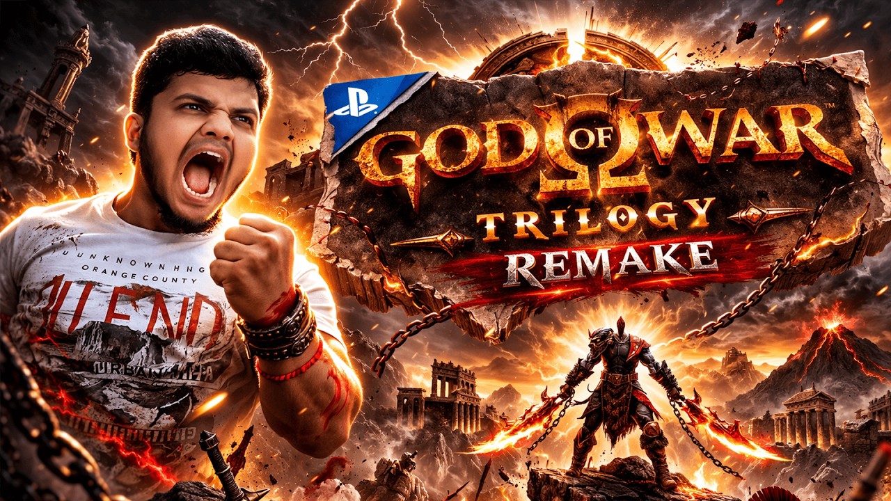 God of War Trilogy Remake - Announcement Teaser reaction | Qmico