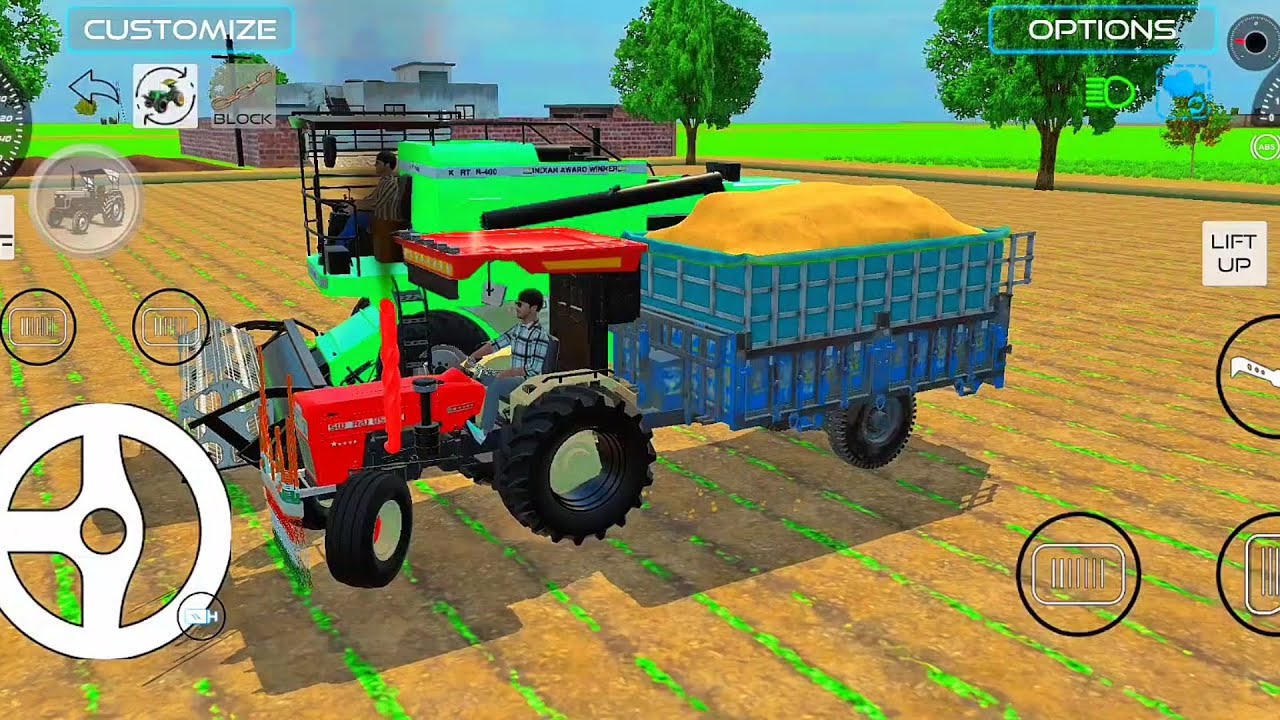 Aaj Makke Ki Fasal Katne Gaye | Indian Vehicle Simulator 3D 😍
