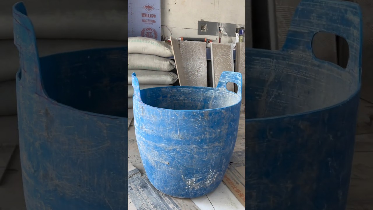 DIY Construction Hack: Making a Mixing Bucket from a Plastic Drum