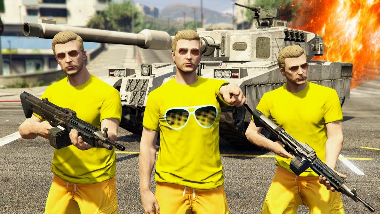 SARI ORDU: KLONLAR CEHENNEMİ (GTA 5 Online Eğlenceli Anlar)