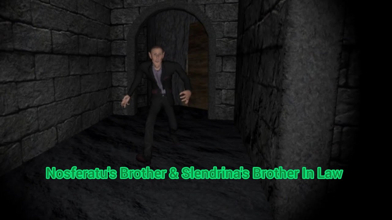 Slendrina's Brother In Law? | Vampire Castle Escape Horror Part 1