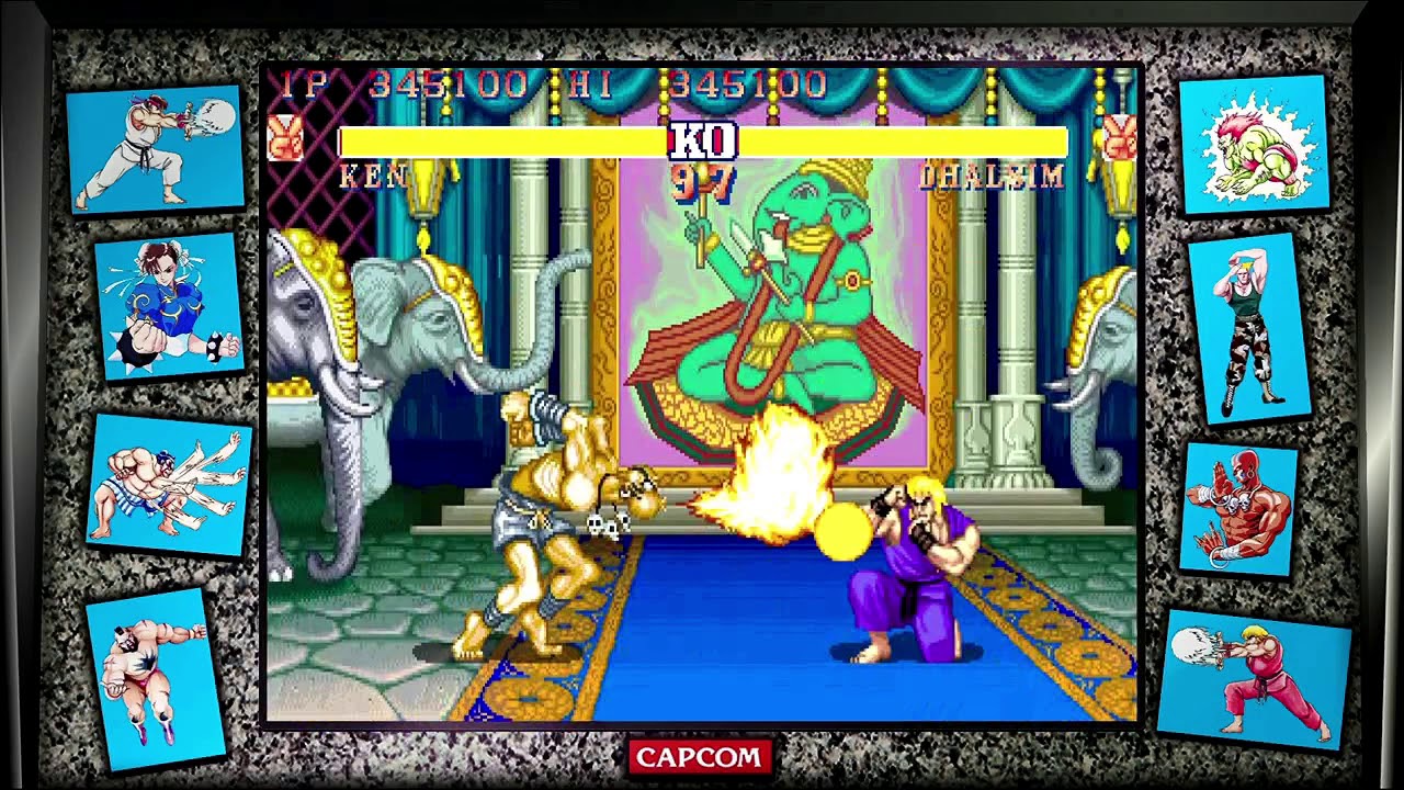 Street Fighter II: Hyper Fighting (PlayStation 4) Arcade as Ken