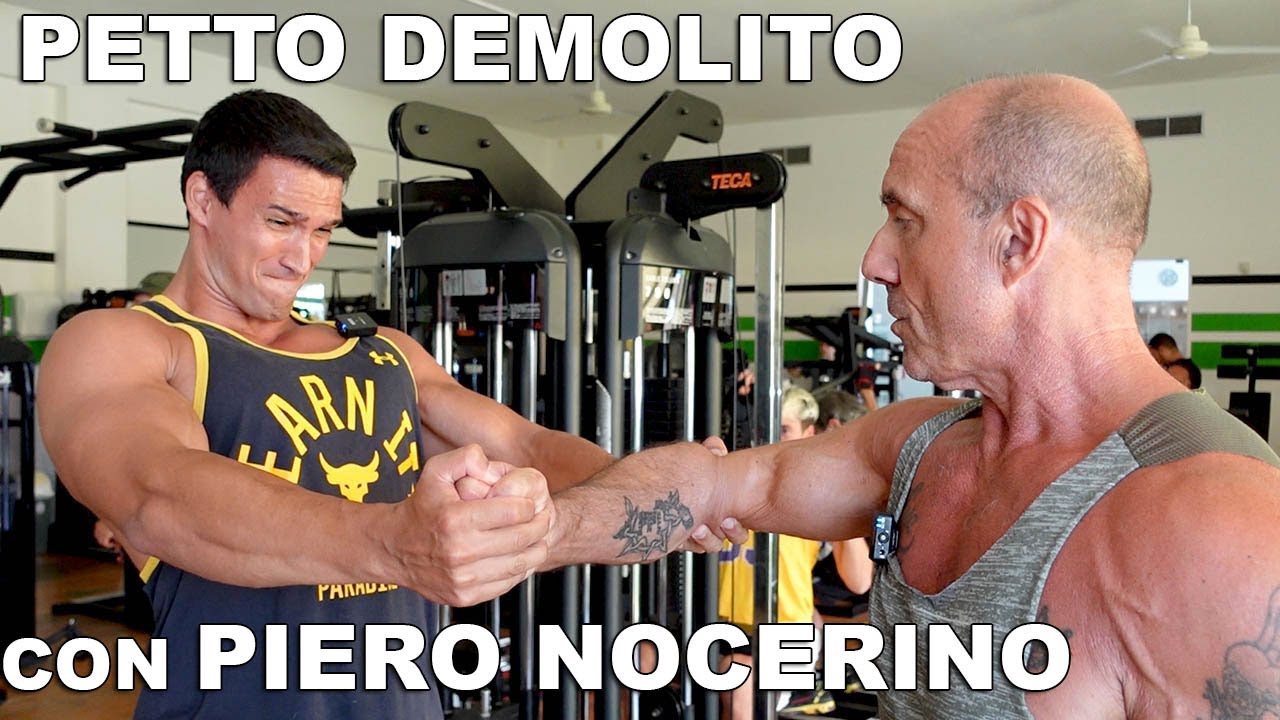 ALLENAMENTO PETTORALI OLD SCHOOL CON PIERO NOCERINO! NON ERO PRONTO PER QUESTA ESPERIENZA...