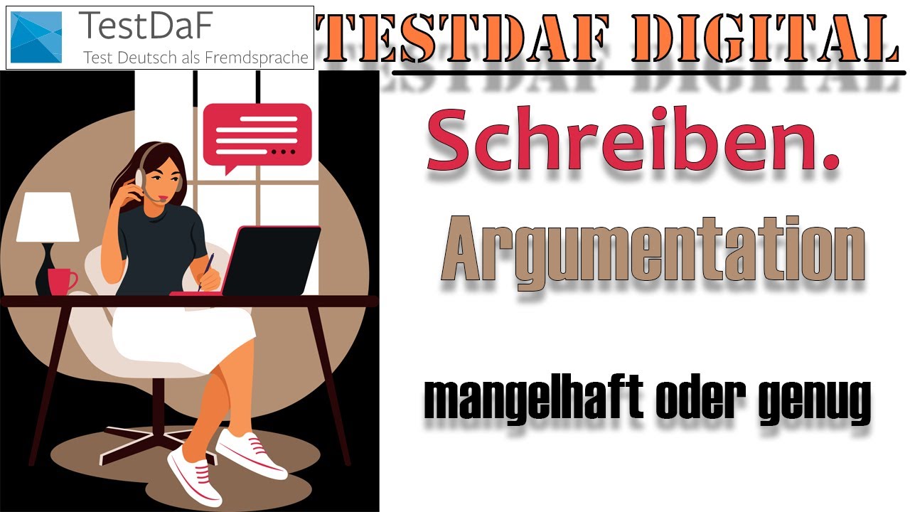 Digitaler TestDaF. Schreiben. Argumentation. Wenig aber genug