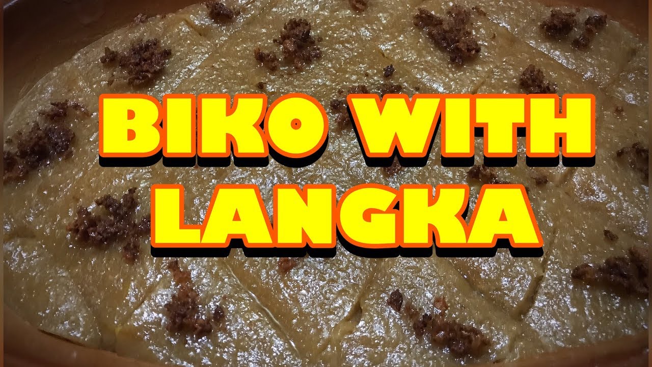 How to cook Biko with Langka special?