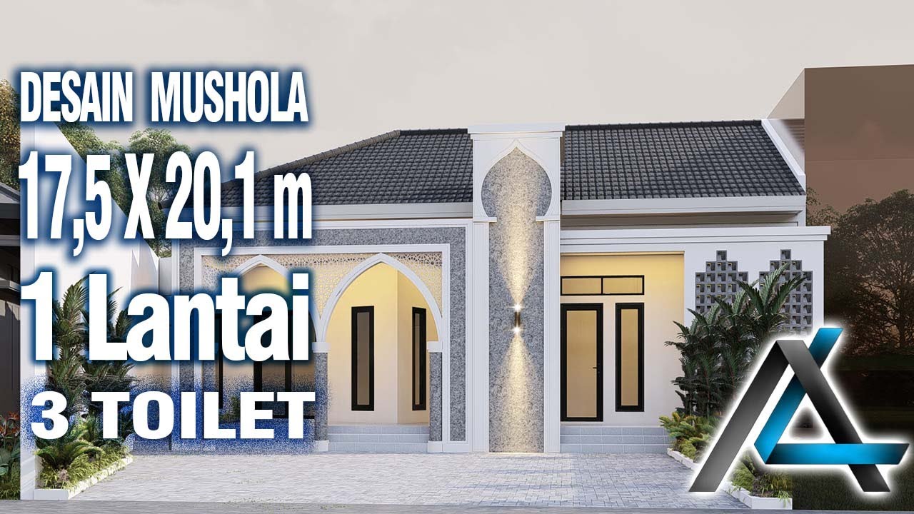 DESAIN MUSHOLLA 17,5 X 20,1  METER I DEPOK – DESAIN MUSHOLA + KANTOR #jasaarsitek #jasadesain