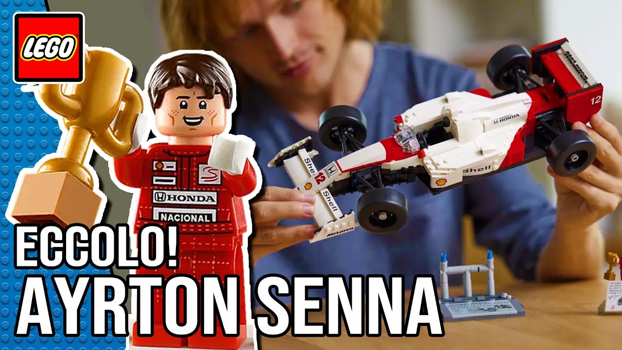LEGO NEWS - 10330 McLaren MP4/4 e Ayrton Senna - SET STREPITOSO! MINIFIGURE DA AVERE ASSOLUTAMENTE!