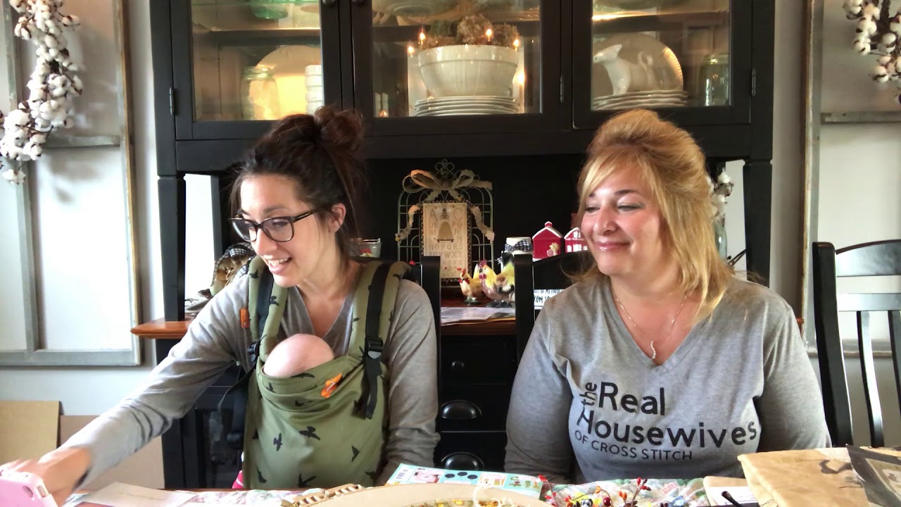 Flosstube #56:Priscilla & Chelsea-The Real Housewives of Cross Stitch