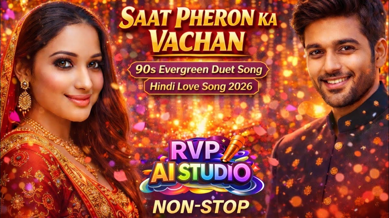 Saat Pheron Ka Vachan ❤️ | 90s Evergreen Duet Wedding Song | Hindi Love Song 2026 | RVP AI STUDIO