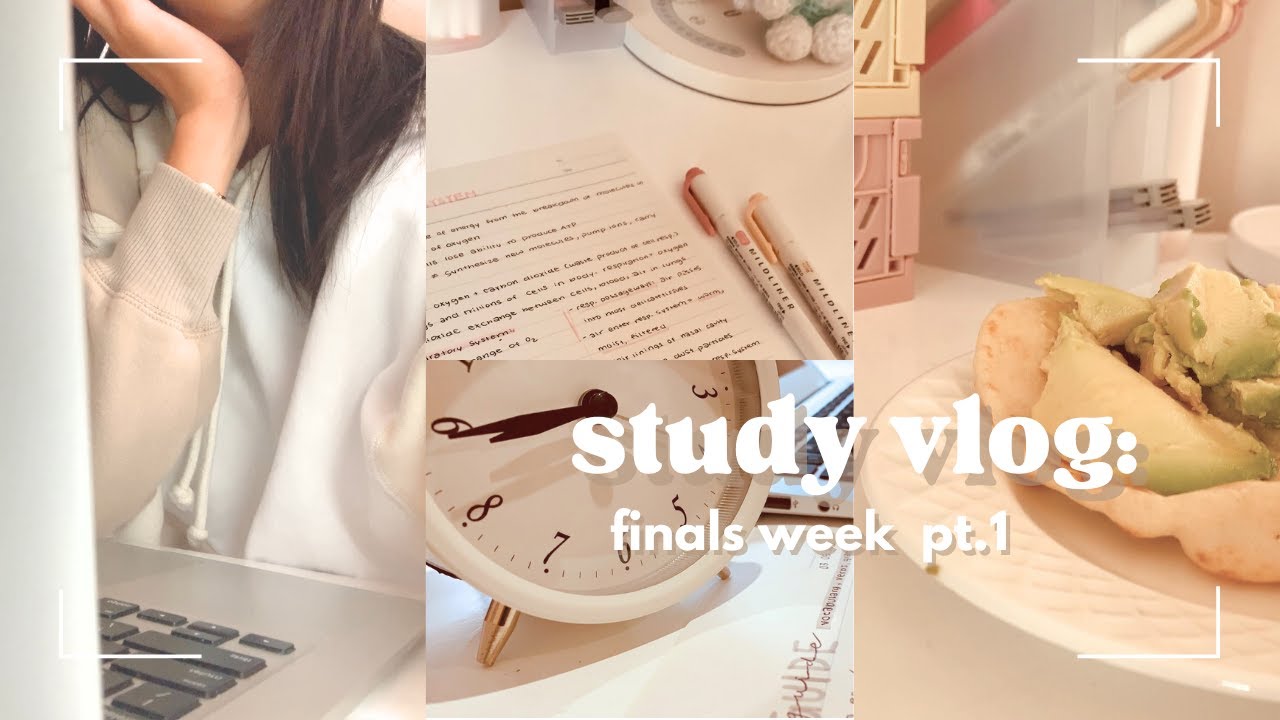 finals prep study vlog | productive days, cute breakfasts, revising for exams, divoom unboxing