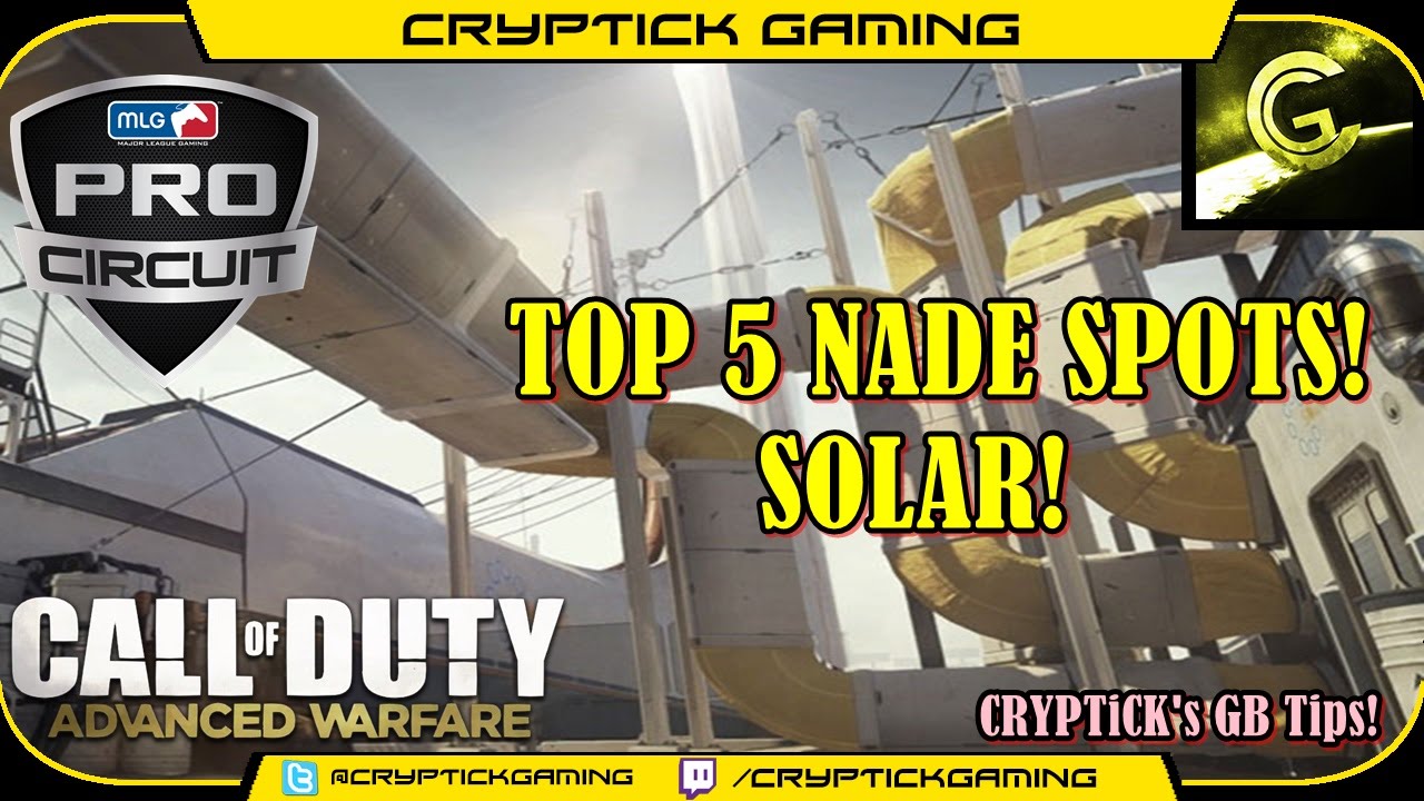 Advanced Warfare: Top 5 Solar Nade Spots! | CRYPTiCK's GB Tips #10