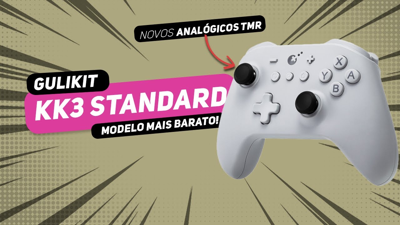 NOVO GULIKIT KK3! +BARATO E COM NOVOS ANALÓGICOS TMR! VALE A PENA ESSA NOVA VERSÃO? Análise/Review