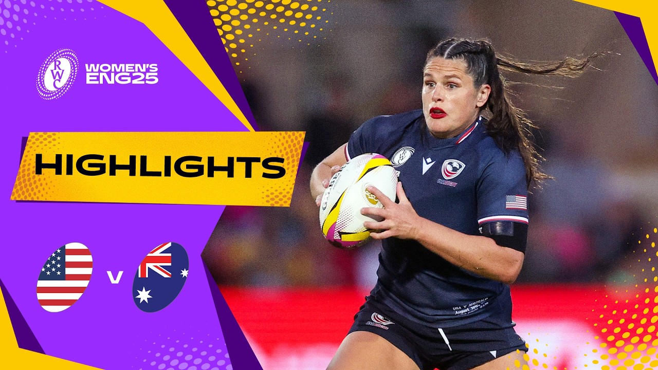 An ALL-TIME thriller 🔥 | USA v Australia | Rugby World Cup 2025 | Highlights