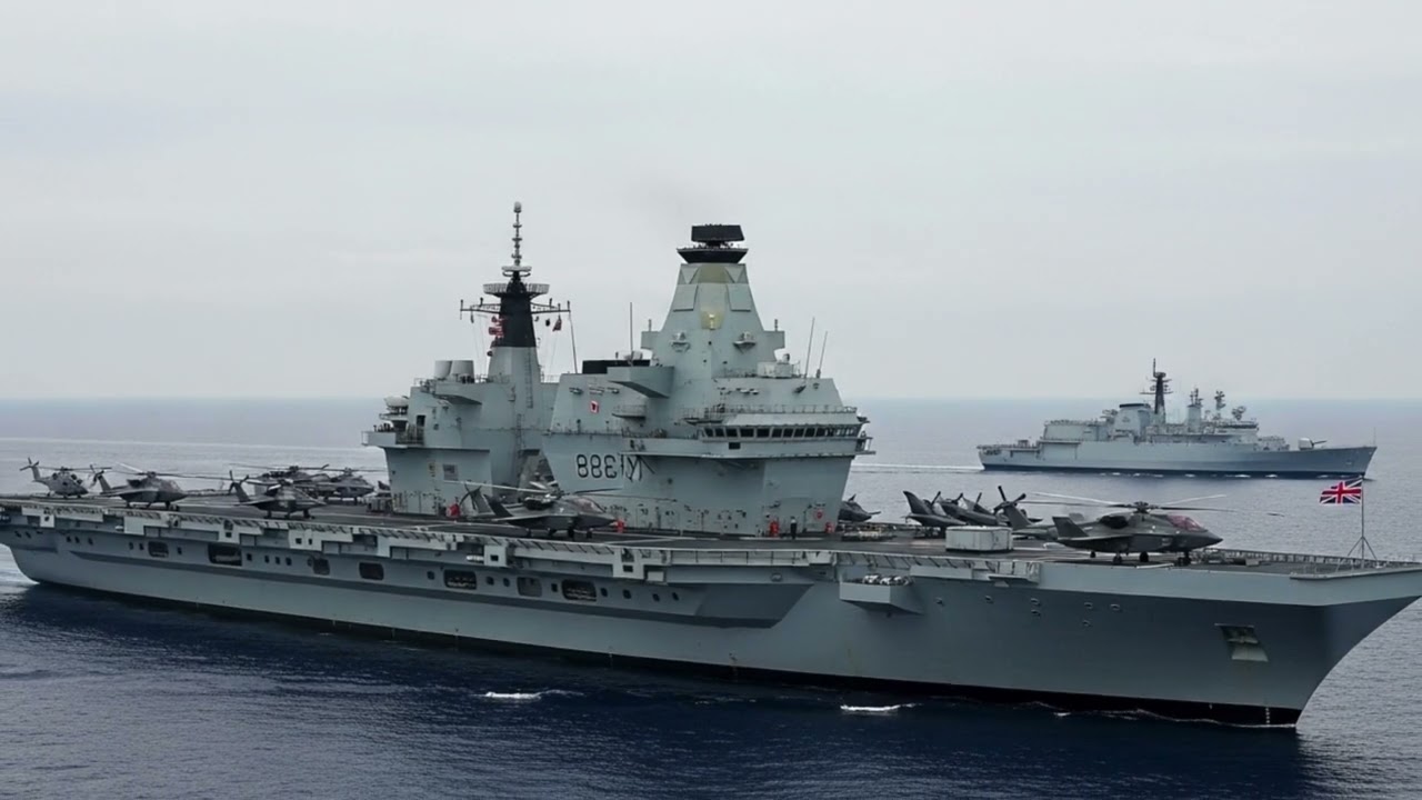 India–UK Naval Power Dual Carrier Strike Groups Make History!