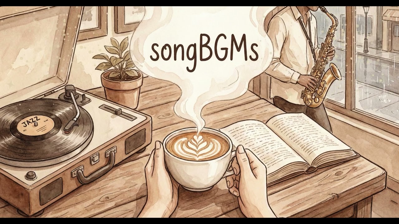 【作業用BGM】最高の集中力をもたらすカフェ音楽 - 勉強・仕事・読書のためのリラックスJazz & Piano