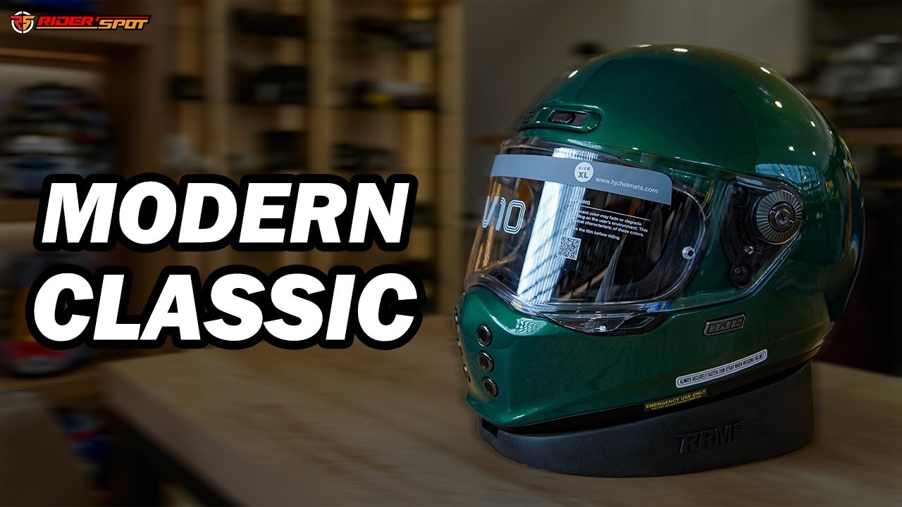 MODERN CLASSIC DAN REBEL BANGET INI HELM‼️| HJC V10