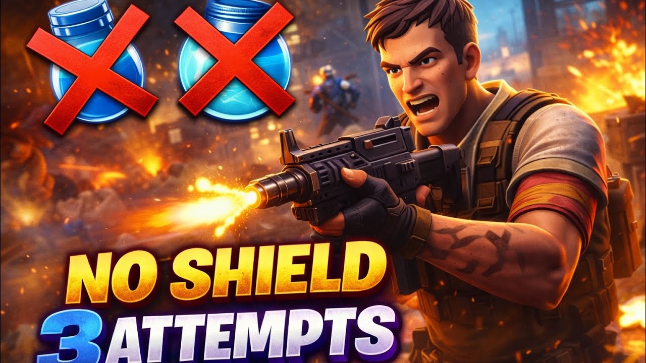 نحدي Fortnite:لازم اربح القيم بدون ما استعمل shield🛡😱 بتتوقعو ربحت او لا؟🤔