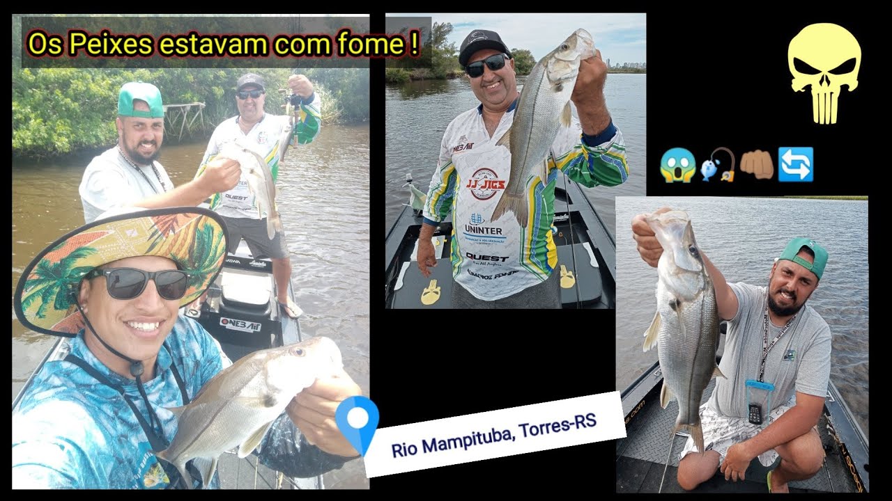 Pescaria de robalo no plug - nesse  dia o peixe estava com fome !!! (muito robalo no rio mampituba)