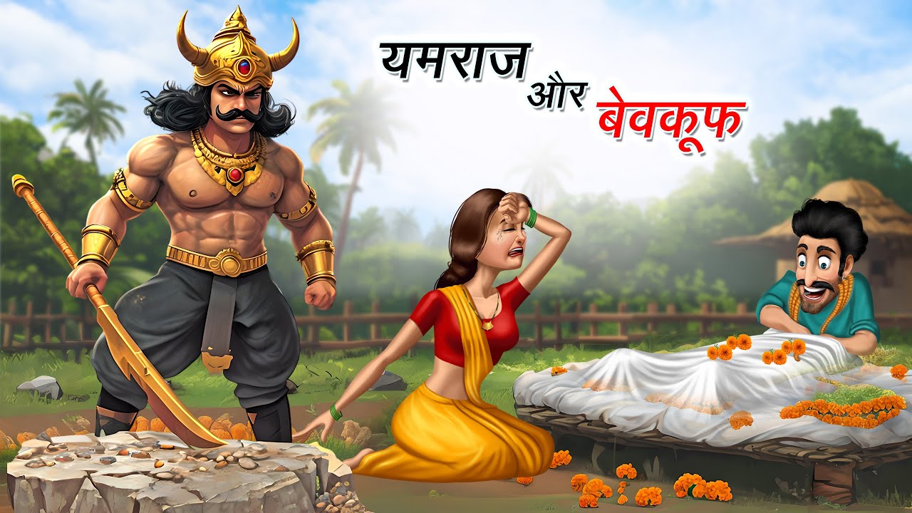 यमराज और बेवकूफ | YAMRAJ AUR BEWKOOF | HINDI KAHANIYA | COMEDY FUNNY STORIES