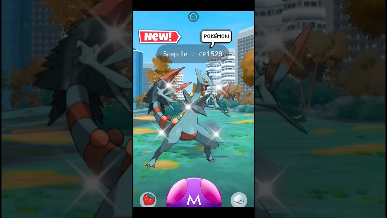 I✨ catch new debut mega sceptile 