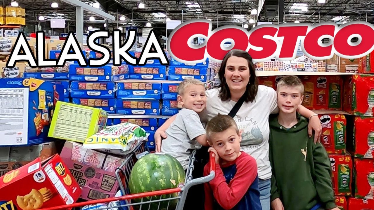 Costco SUMMER Shop With Me & 3 KIDS 😬  | Alaska Prices $$$