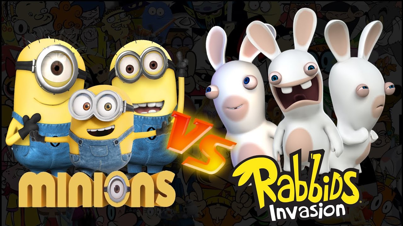 MINIONS VS RABBIDS - BATALHA DE RAP